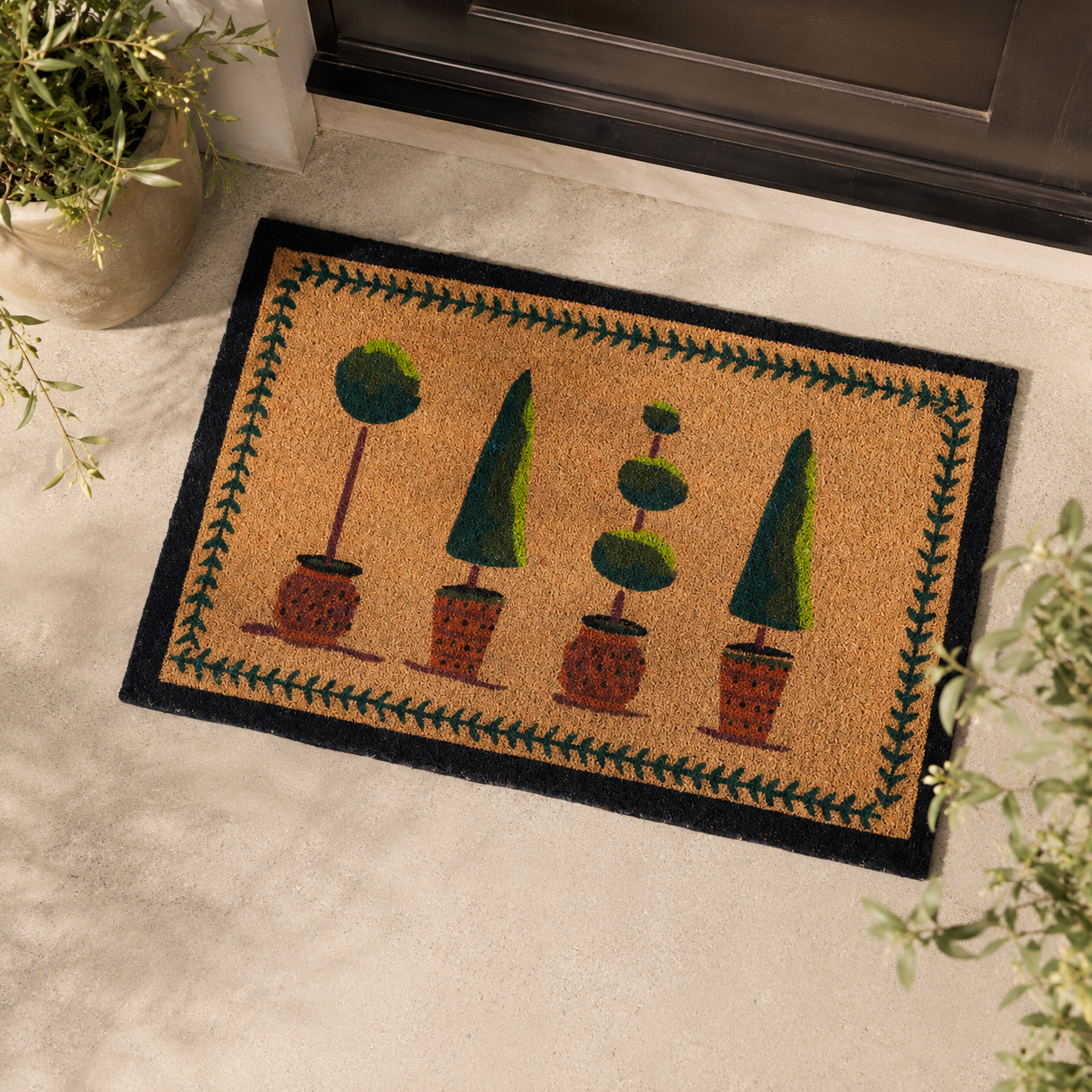 Towering Topiary Doormat