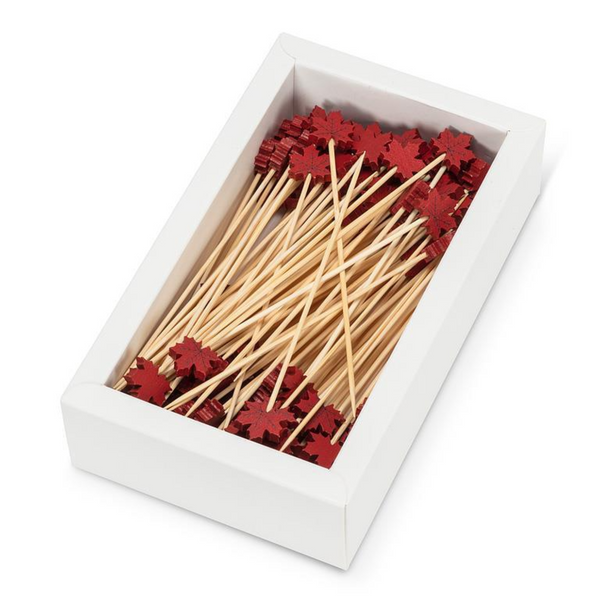 Canadian Cocktail Leaf Picks