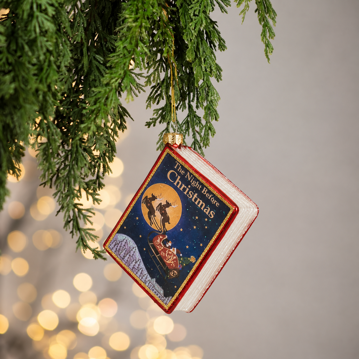 Christmas Story Glass Ornament