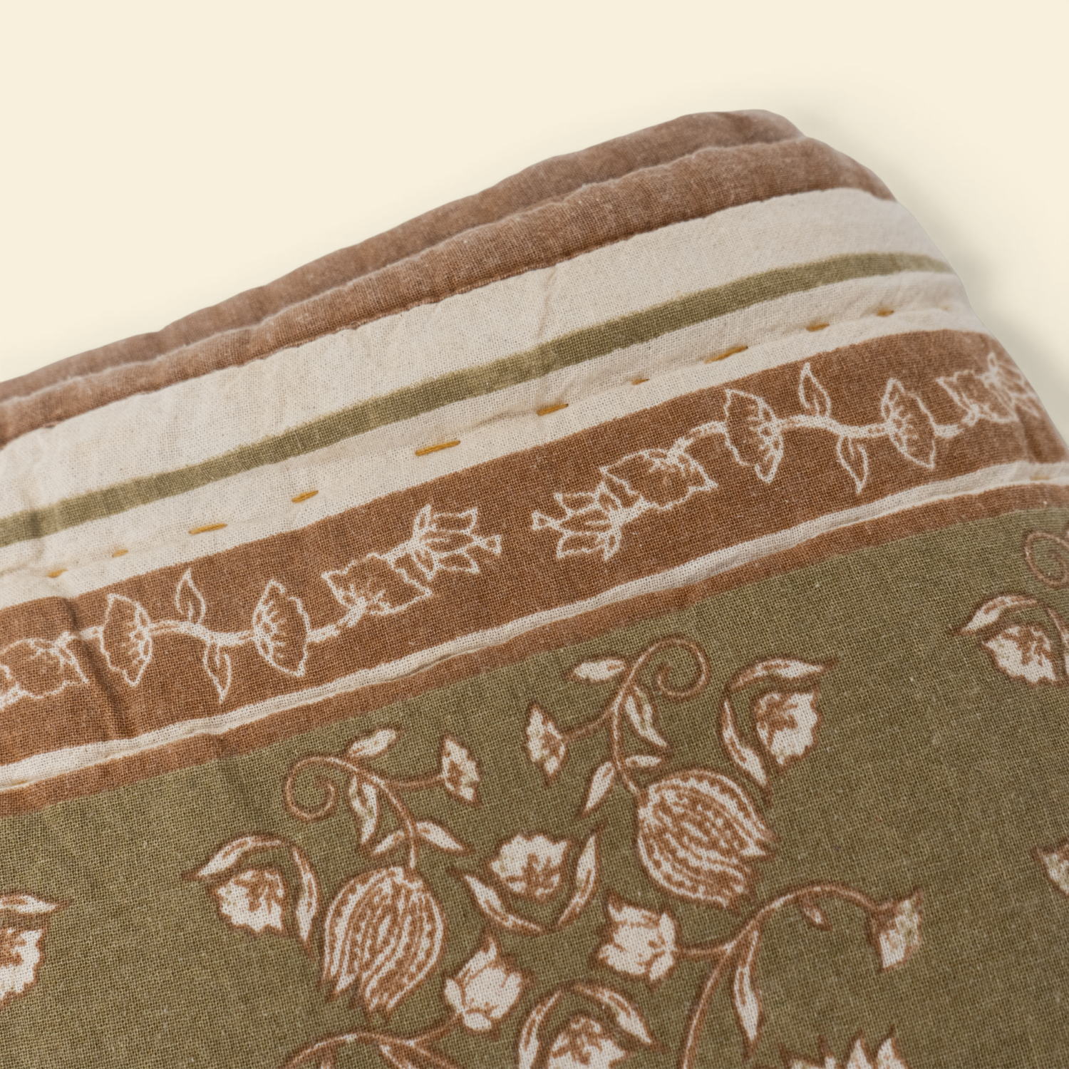 Maison Jardin Verdant Garden Quilted Throw
