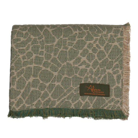 Giraffe Mushroom Cotton Throw Blanket