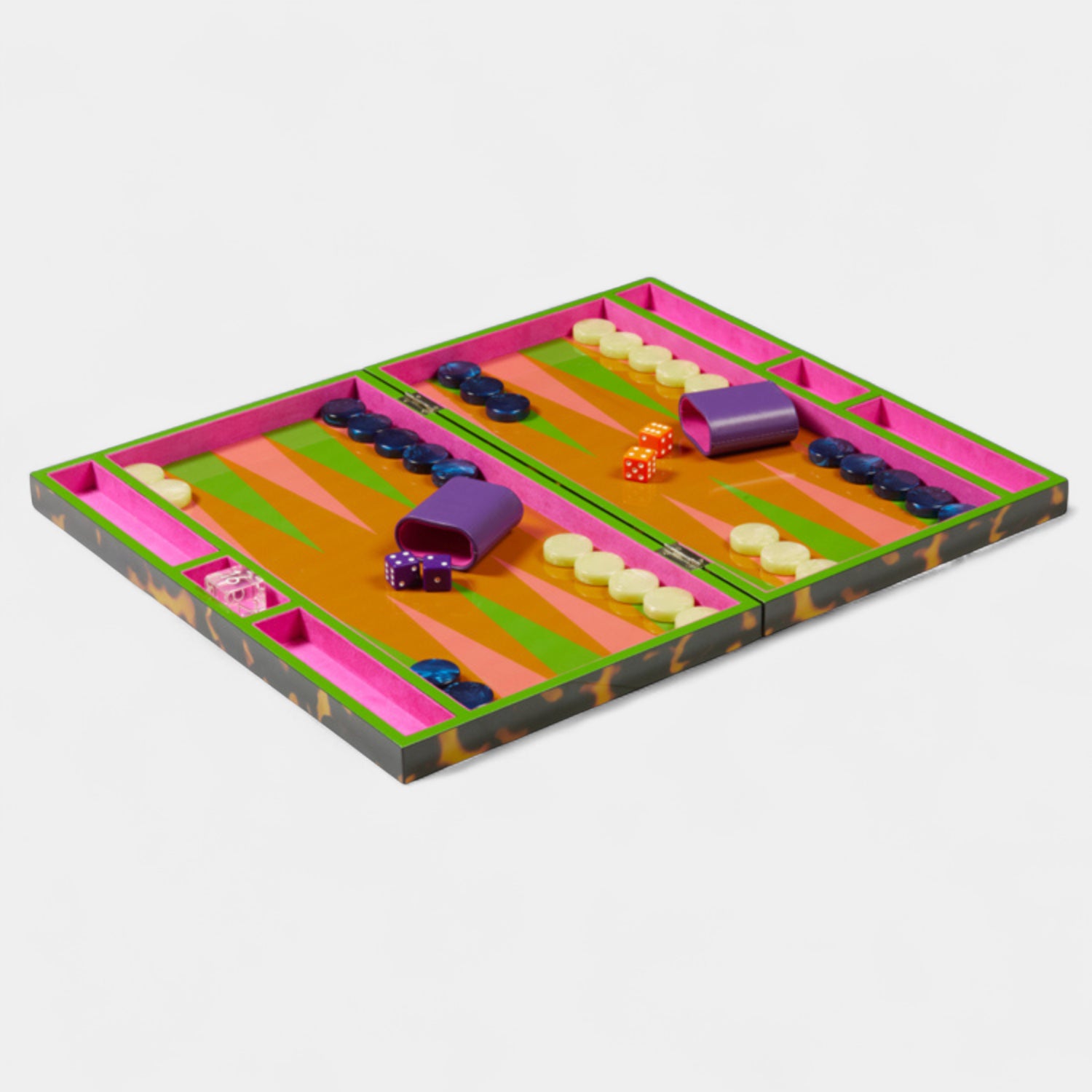 Lacquer Tortoiseshell Backgammon