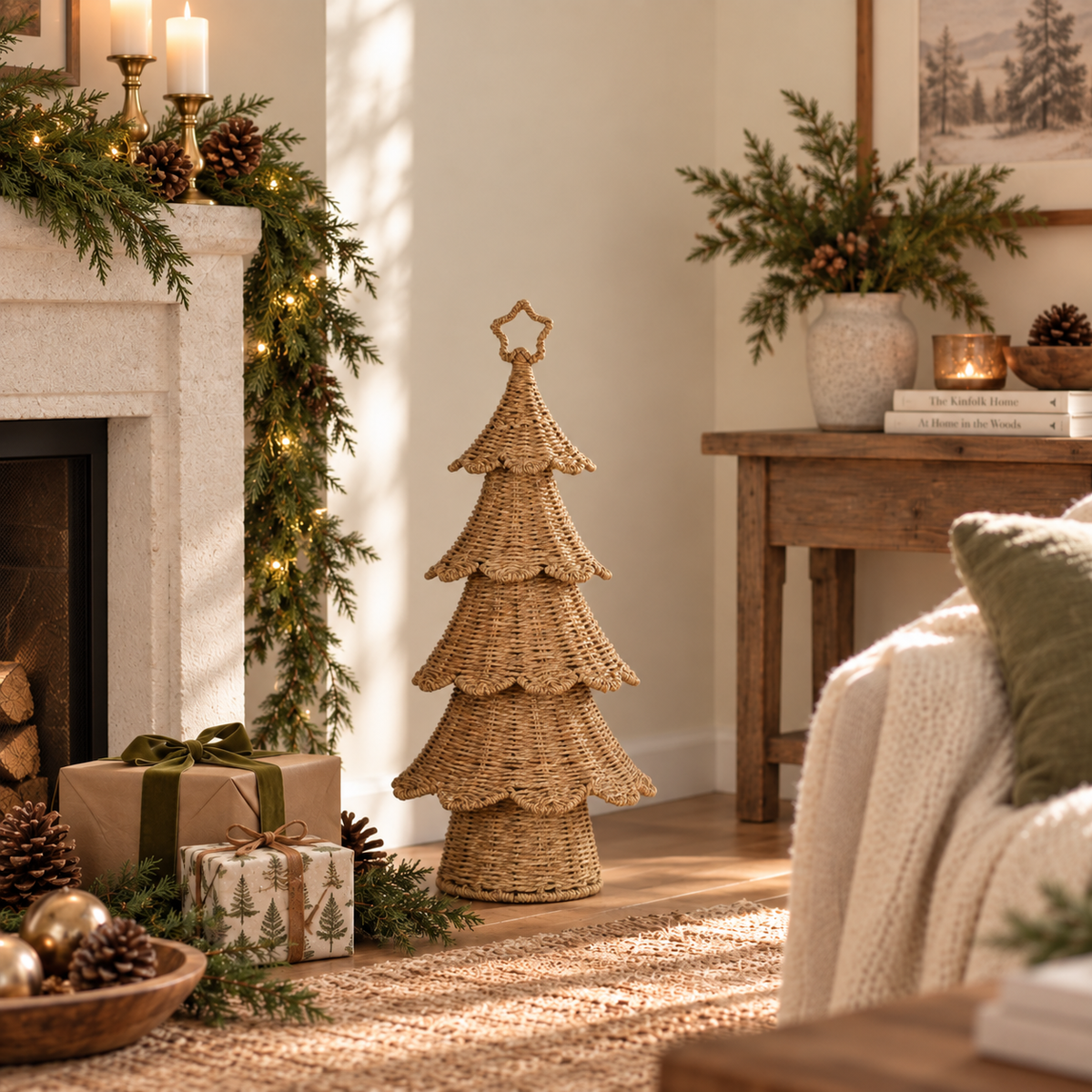 Solstice 38" Seagrass Christmas Tree