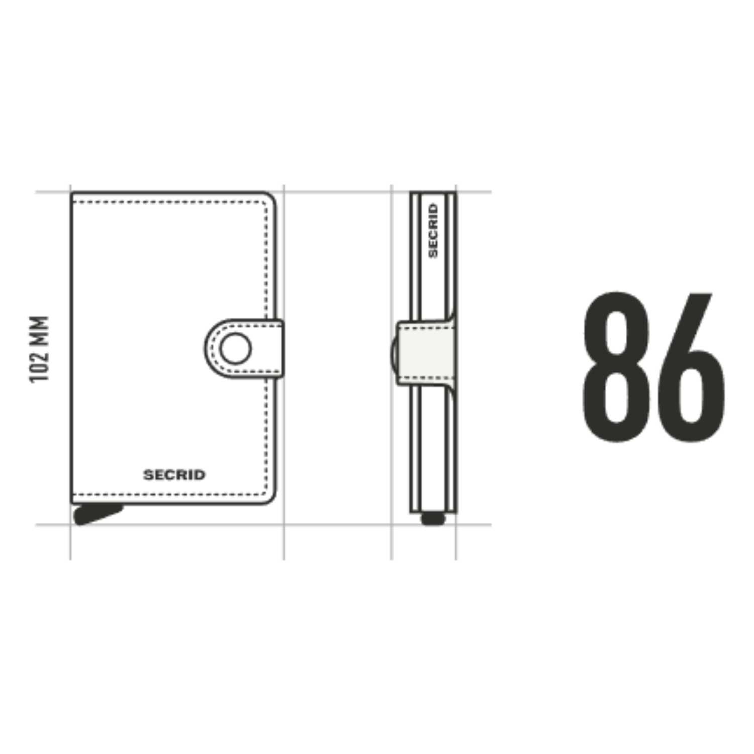 Floral Olive Leather Mini Card Wallet