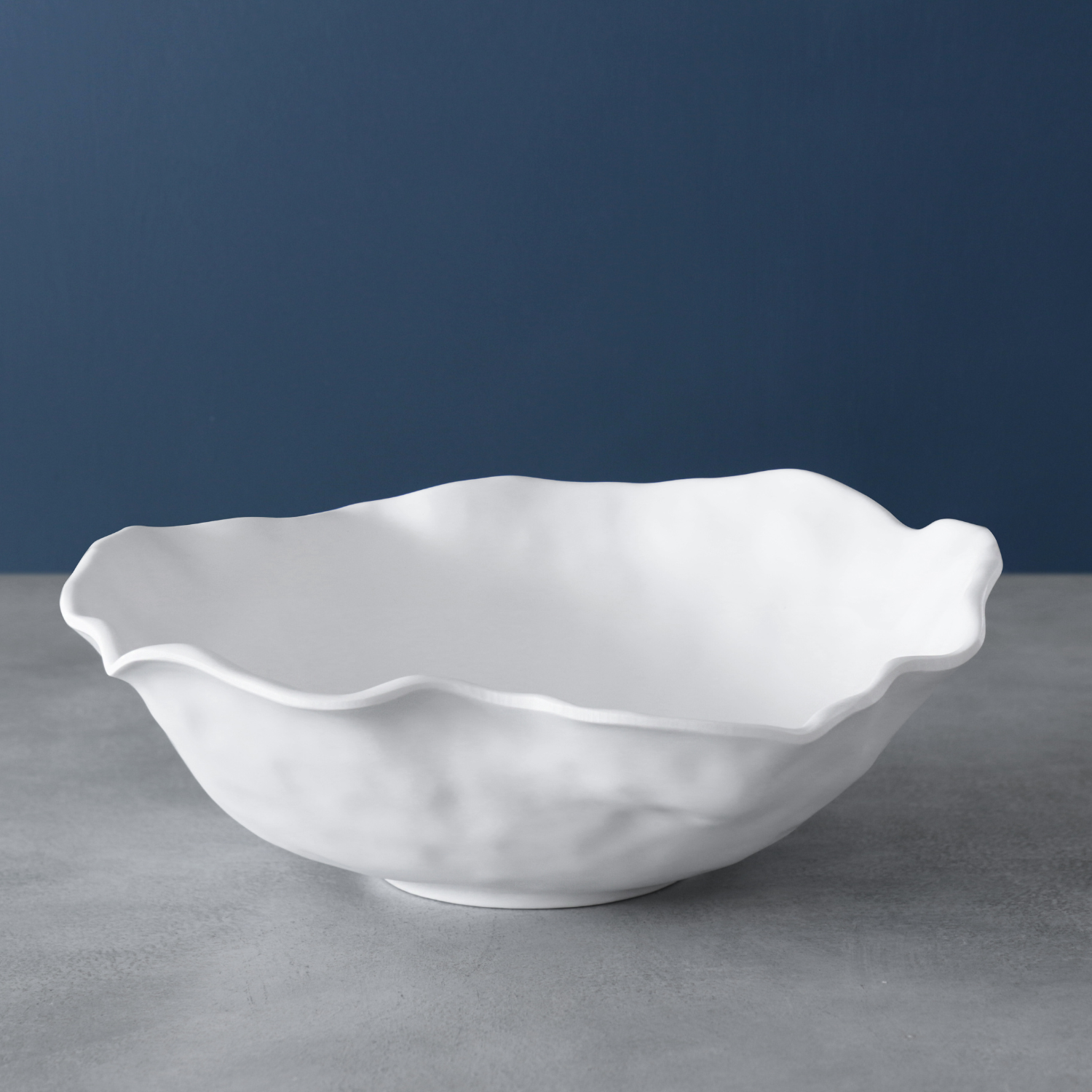 Sculpted Large Serving Bowl