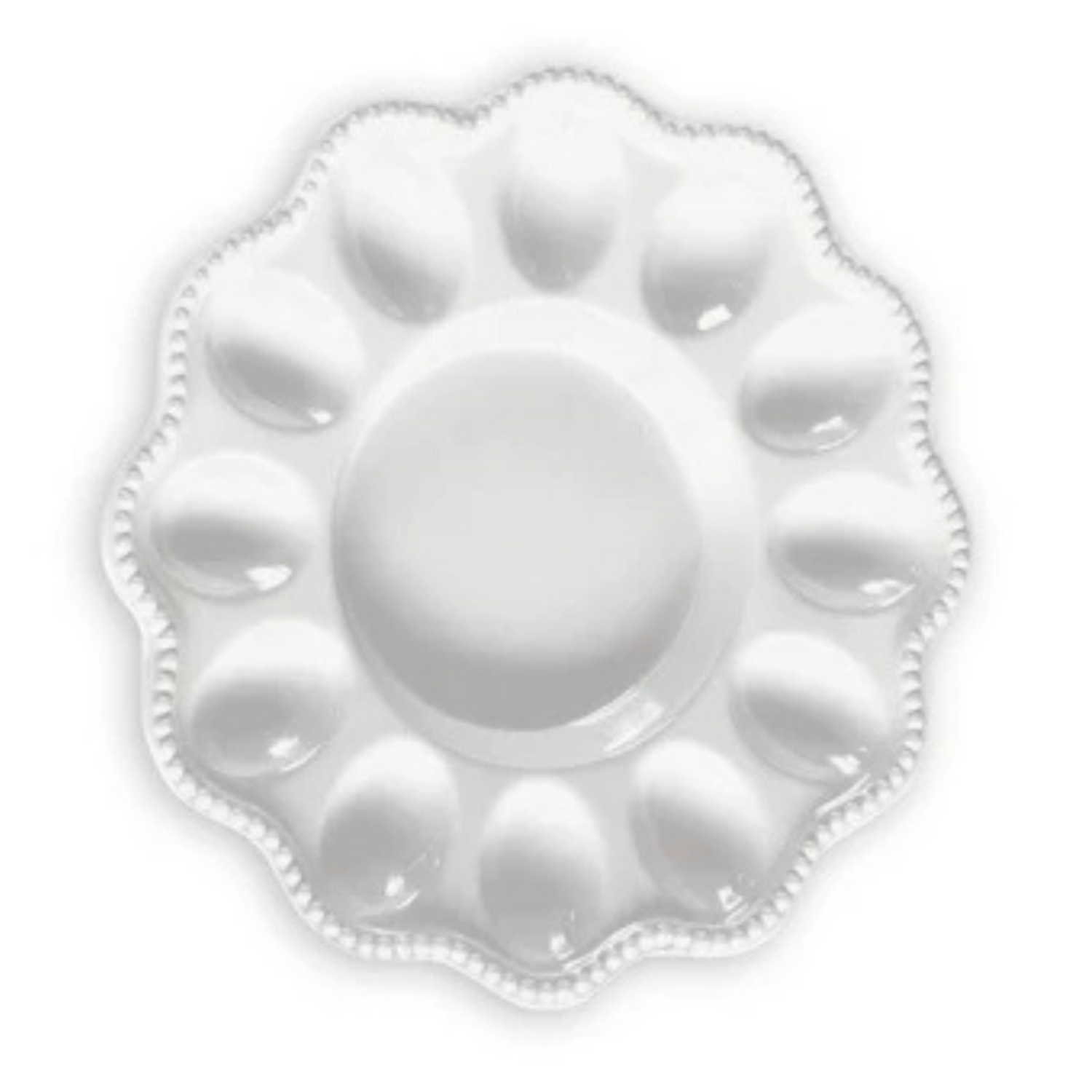 Scalloped Egg Platter