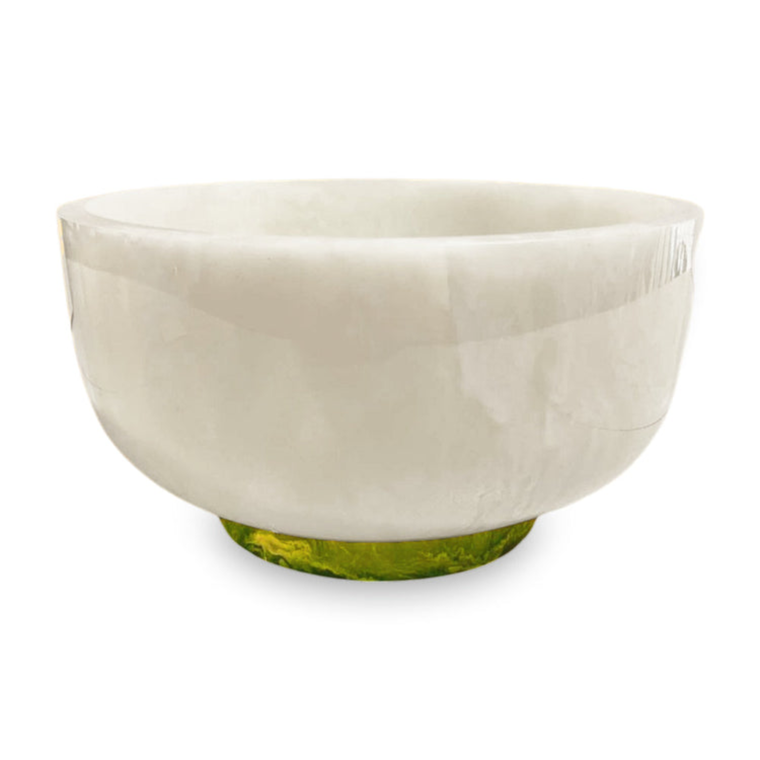 Rio Green/White Resin Large Bowl