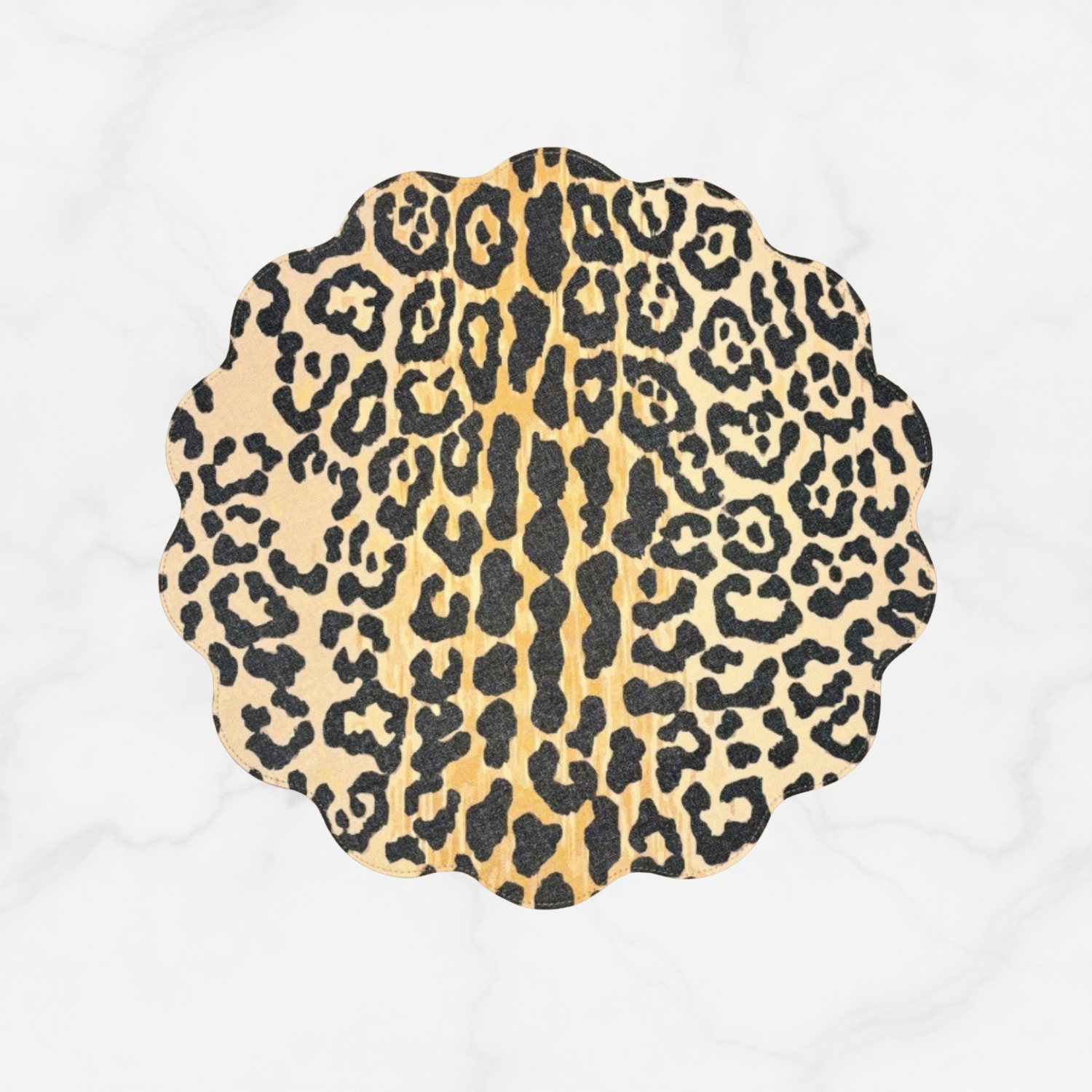 Safari Reversible Scallop Placemat (Set of 4)