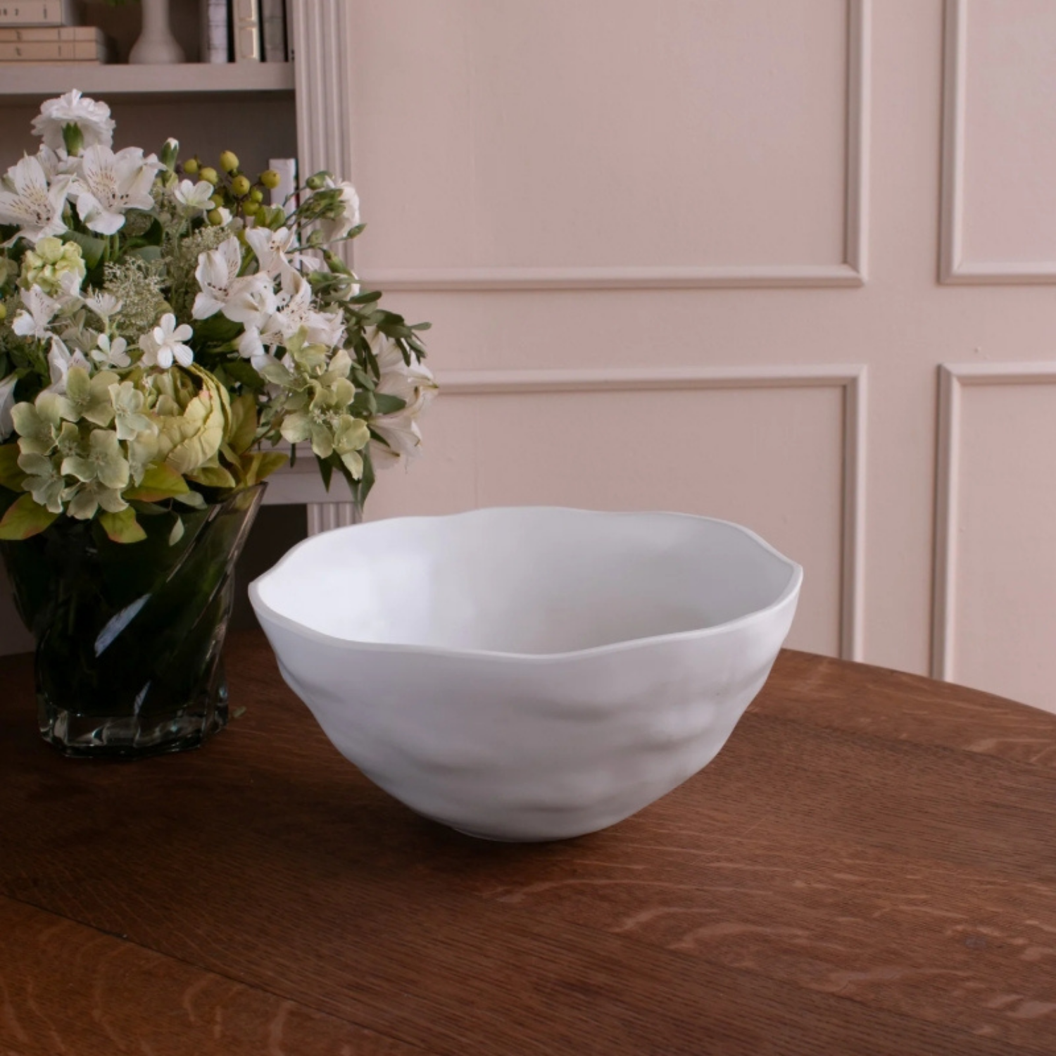 Sculpted Round Deep Bowl