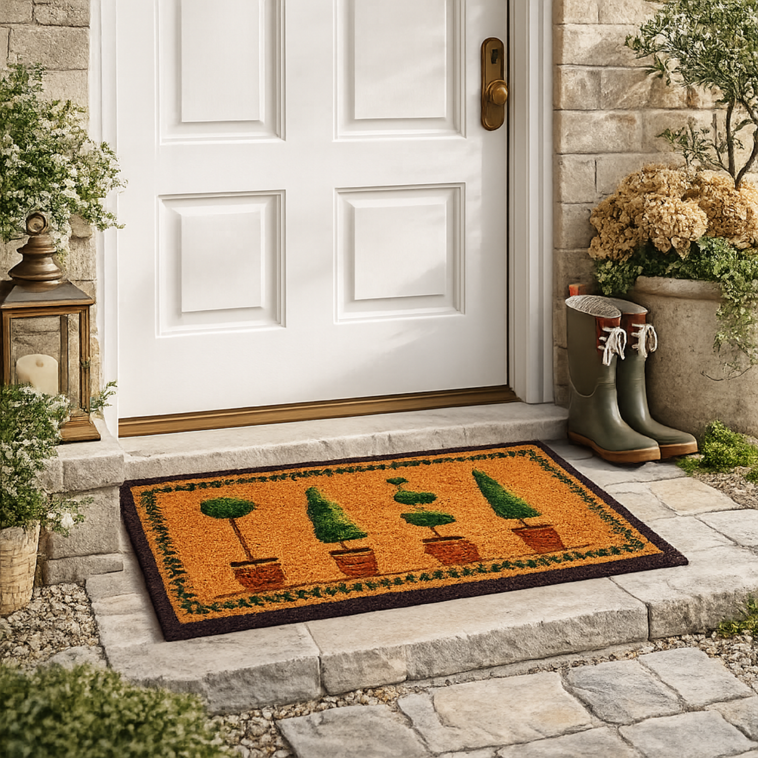 Towering Topiary Doormat