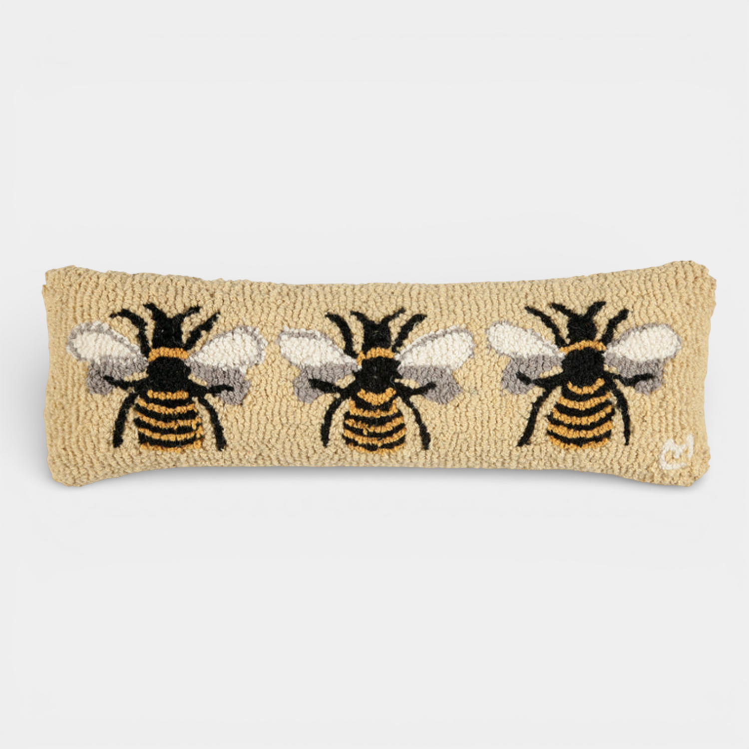 Bumblebee Wool Kidney Toss Pillow