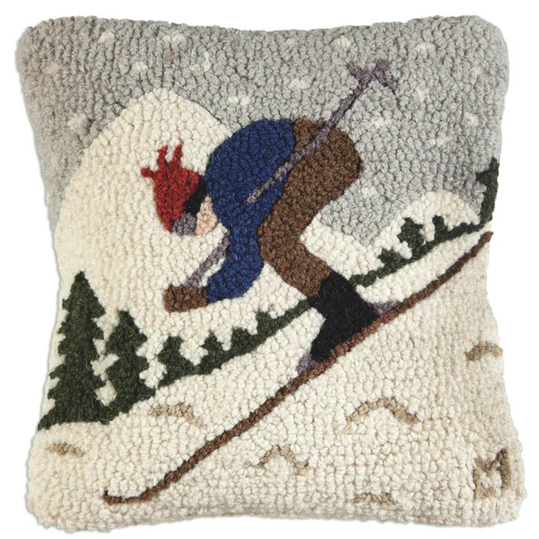 Slope-Side Wool Toss Pillow