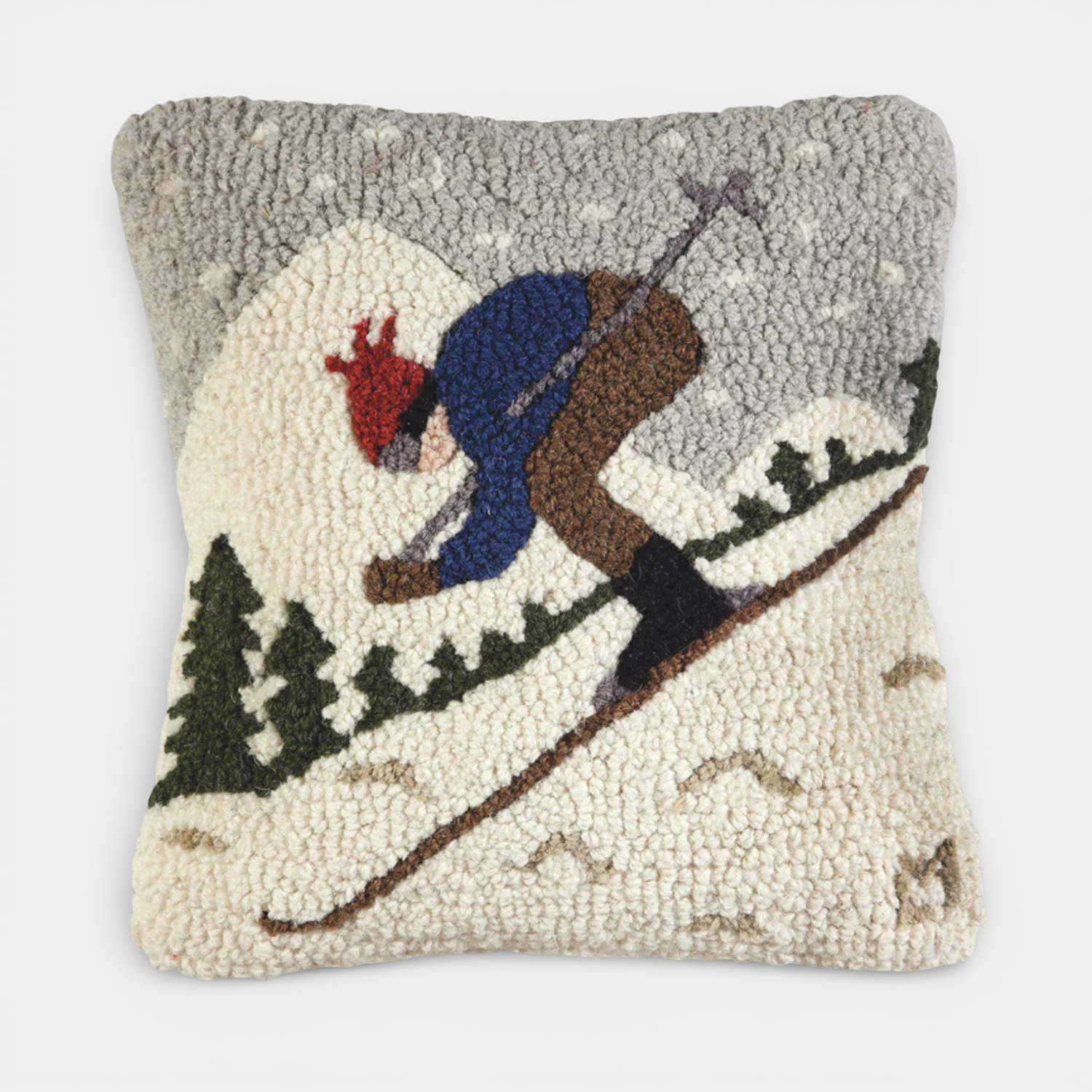 Slope-Side Wool Toss Pillow