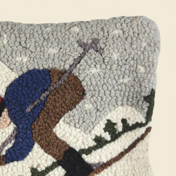 Slope-Side Wool Toss Pillow