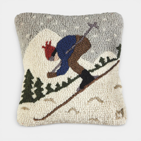 Slope-Side Wool Toss Pillow