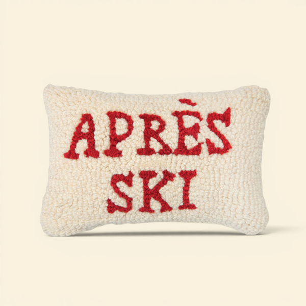 Apres Ski Wool Kidney Toss Pillow