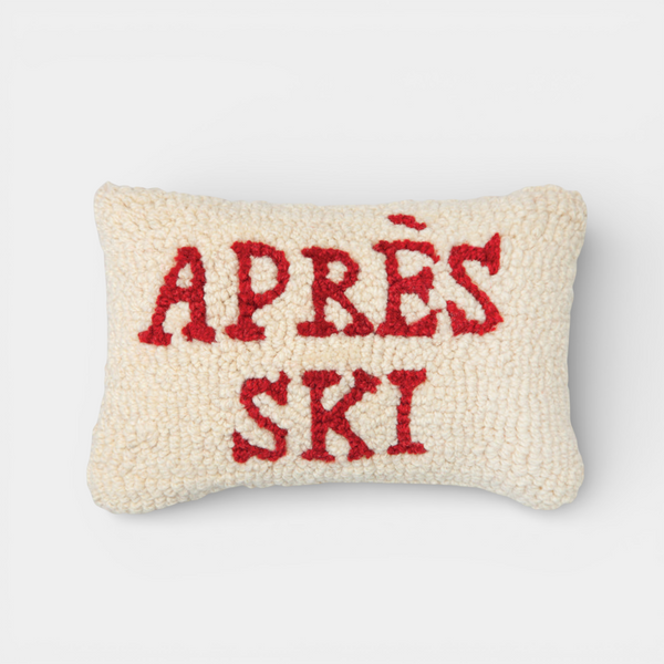 Apres Ski Wool Kidney Toss Pillow