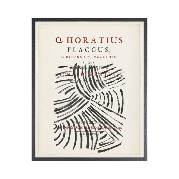 Frontispiece: Horatius Framed Wall Art