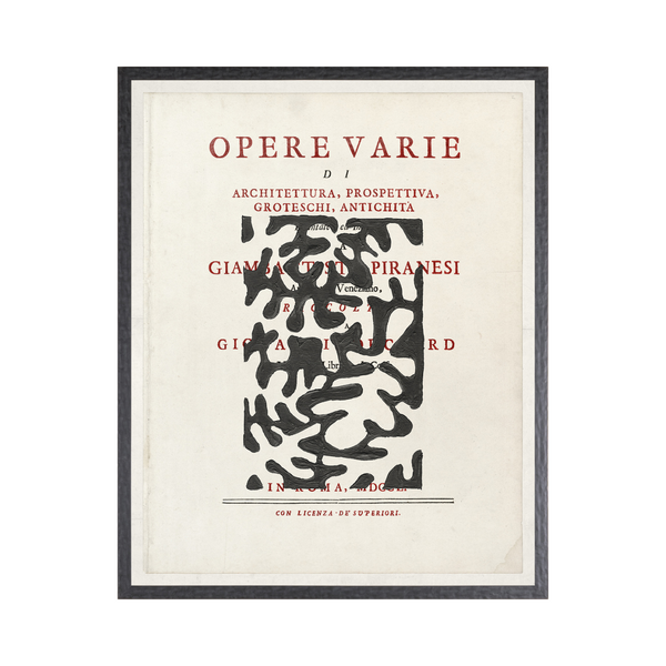 Frontispiece: Opere Framed Wall Art