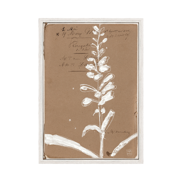 French Fleur V Framed Wall Art