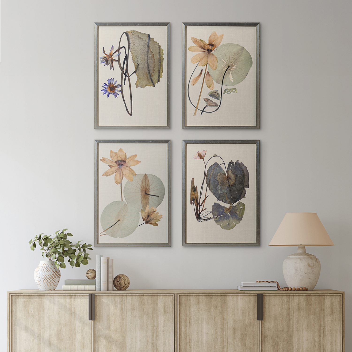 Pressed Lily Bloom VI Framed Wall Art