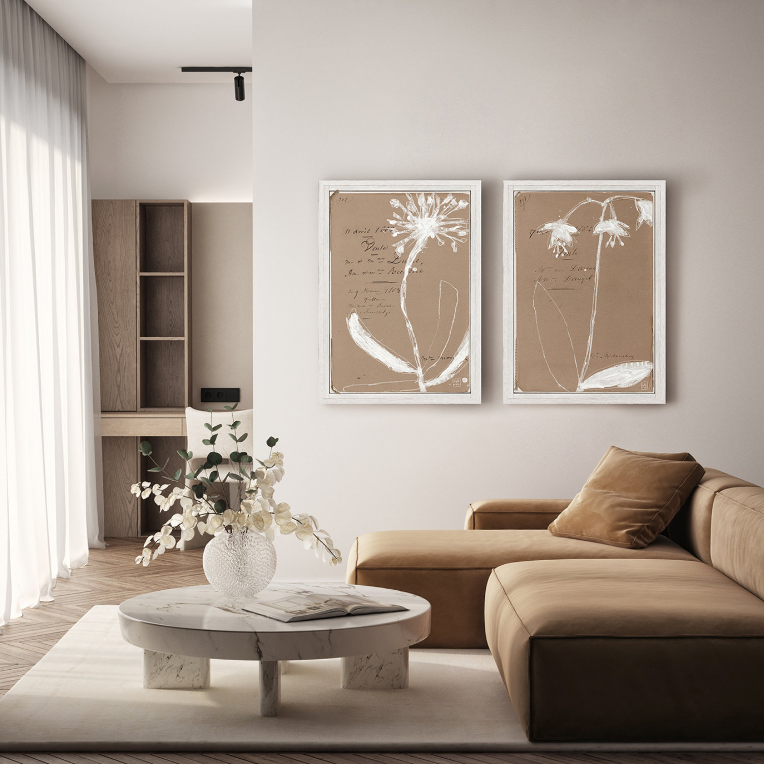 French Fleur II Framed Wall Art