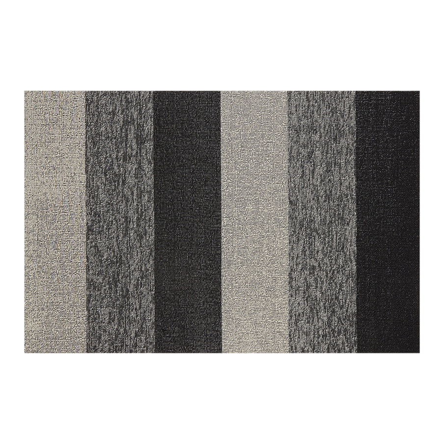 Chilewich Marble Stripe Shag 2x3 Utility Mat - Salt/Pepper