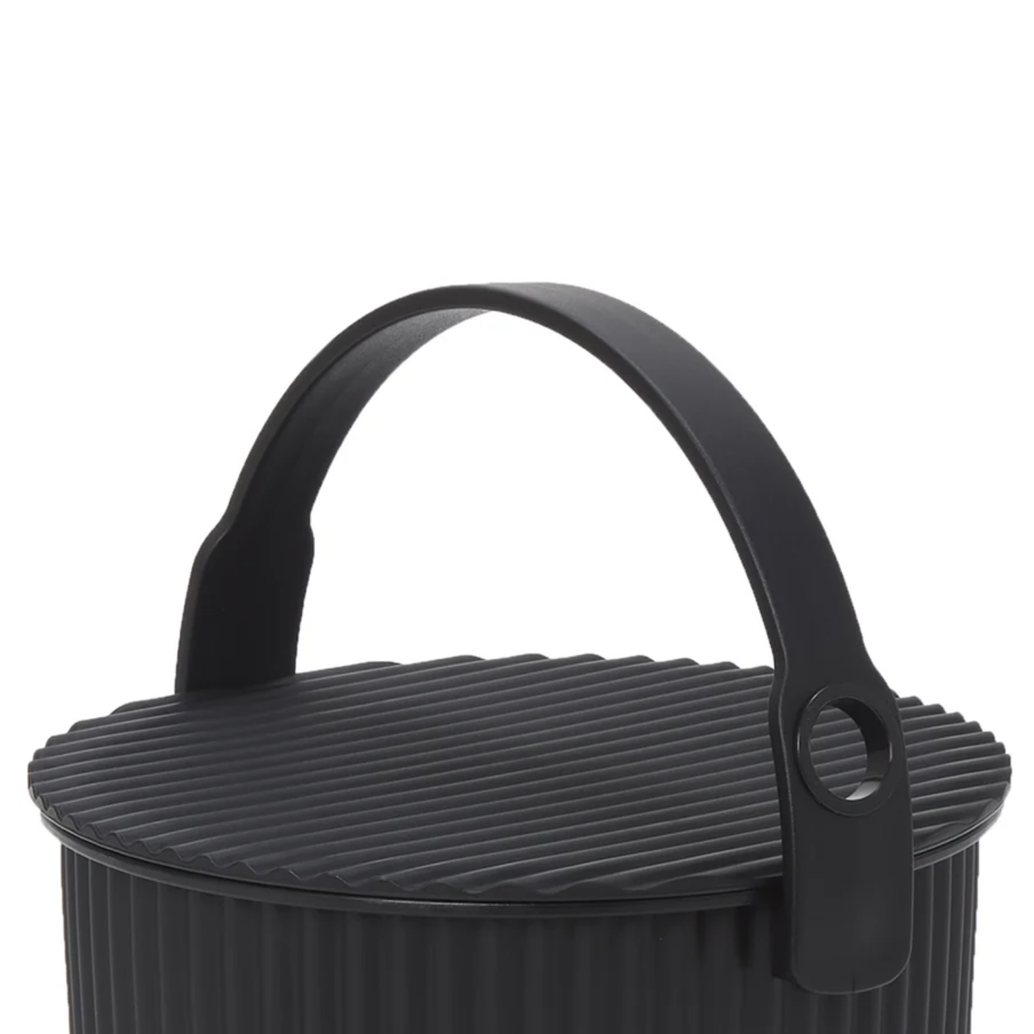 Hachiman Garden Storage Bucket w/ Lid - Black