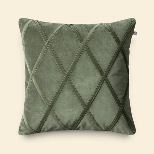 Everett Forest Velvet Toss Pillow with Feather Insert