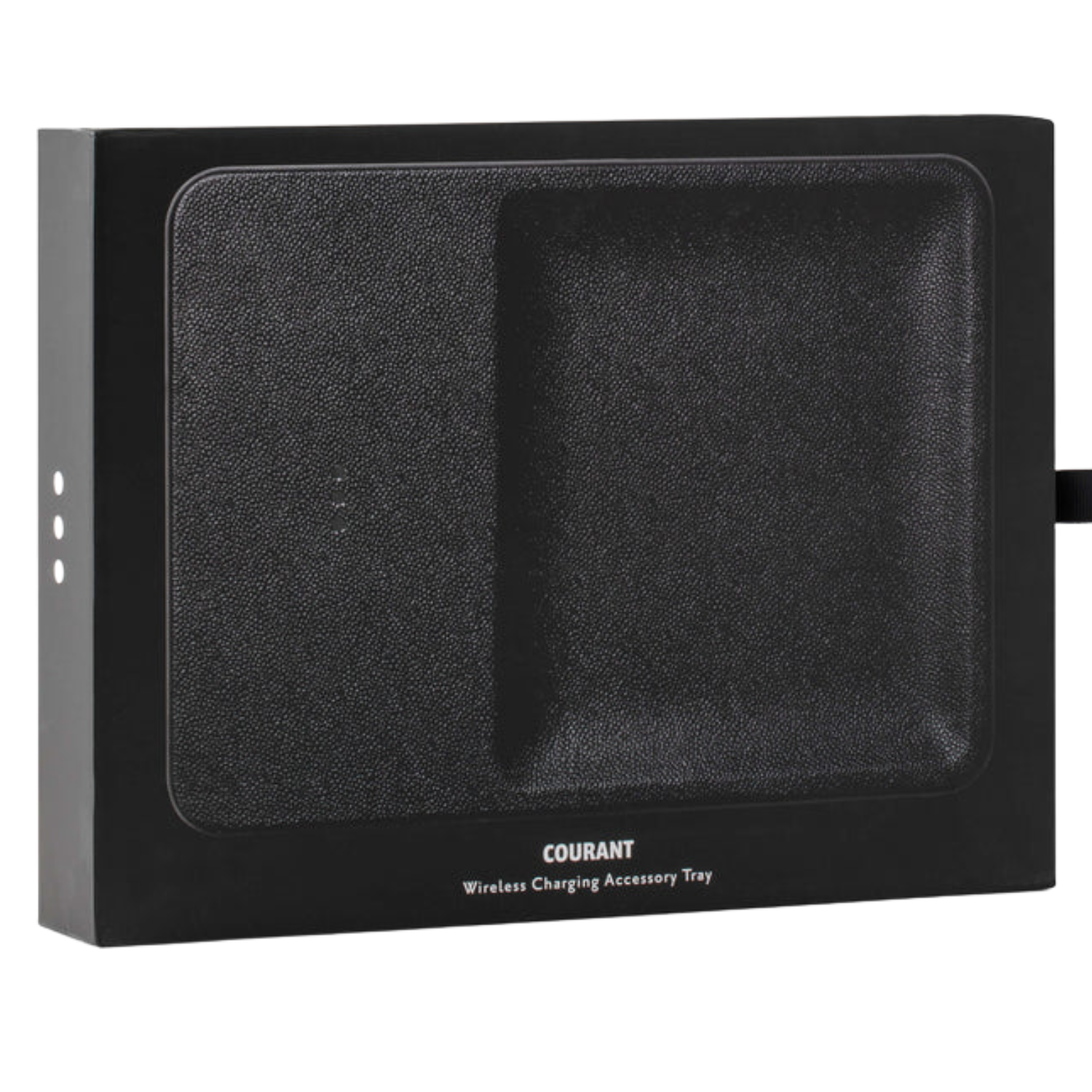 Magnetic Wireless Charger Tray - Ash Leather