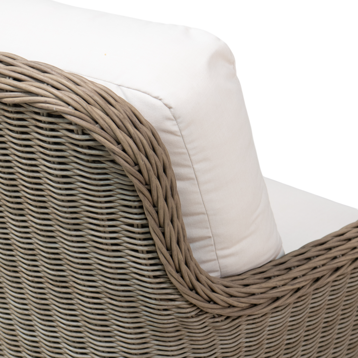 Coastal 5 Piece L-Shape Wicker Sectional