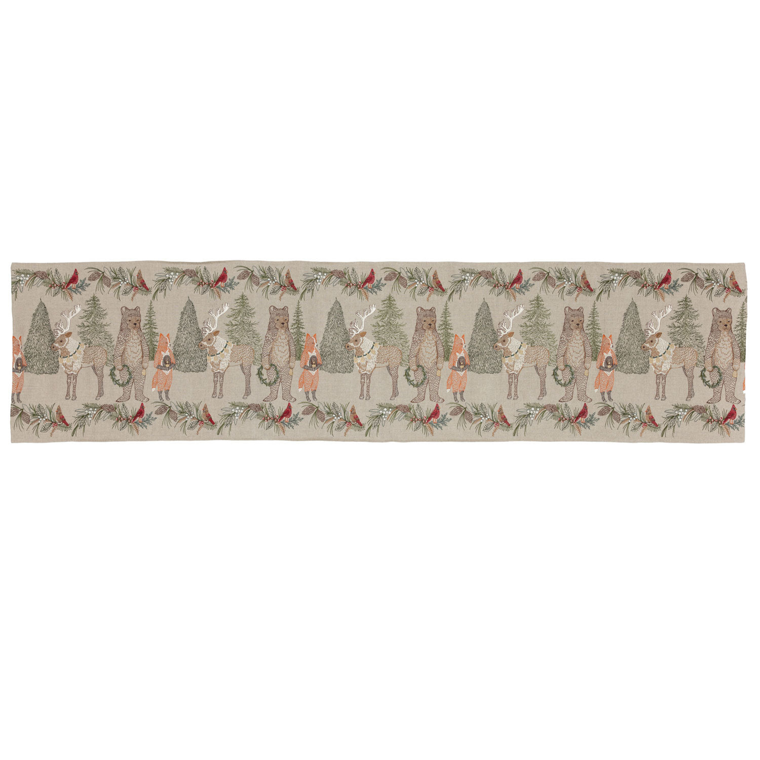Winter Woodlands Pals Table Runner