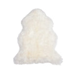 Shorn White Sheepskin Throw