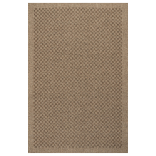 Dash & Albert x Nate Berkus Watts Checkered Washable Rug - Brown