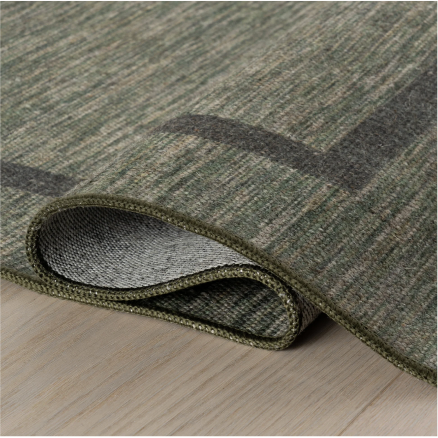 Dash & Albert x Nate Berkus Hanover Bordered Washable Rug - Green