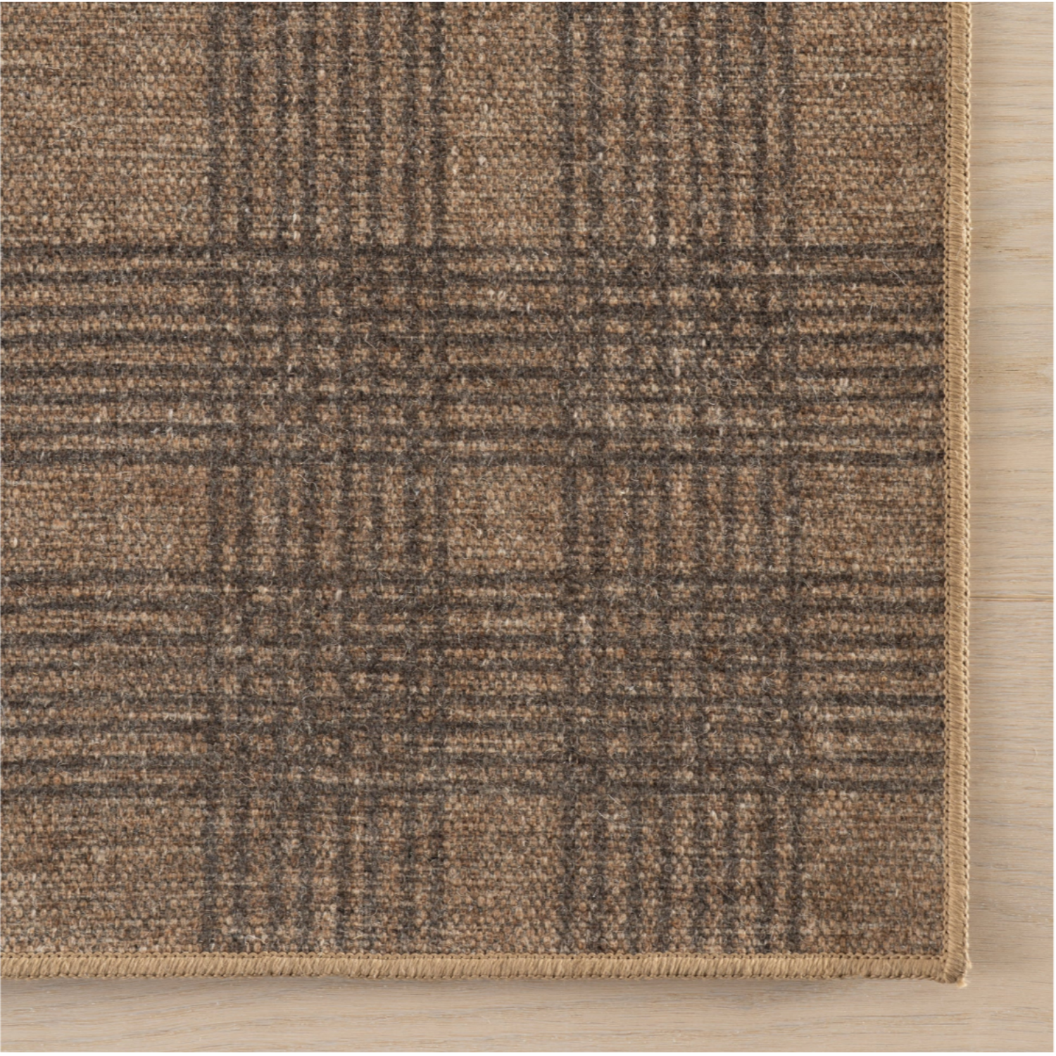 Dash & Albert x Nate Berkus Bedford Plaid Washable Rug - Tan