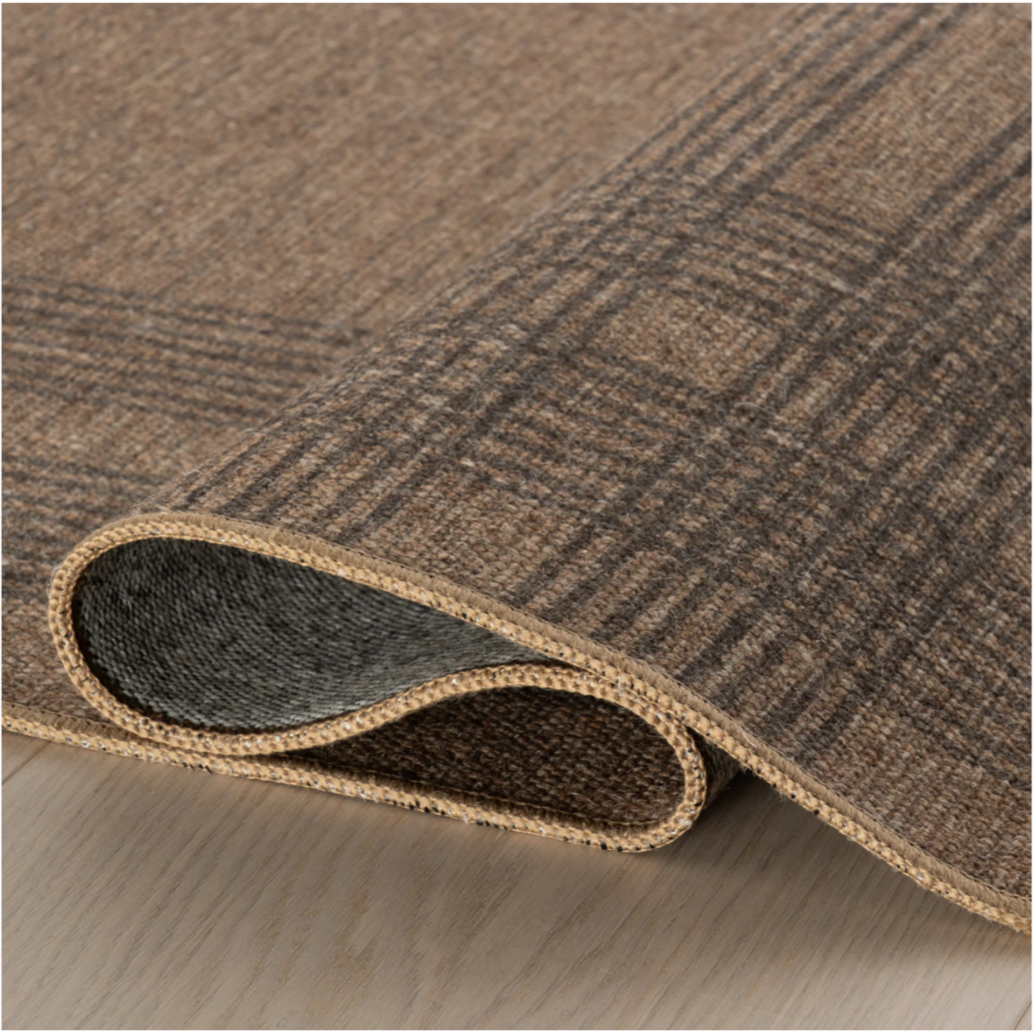 Dash & Albert x Nate Berkus Bedford Plaid Washable Rug - Tan