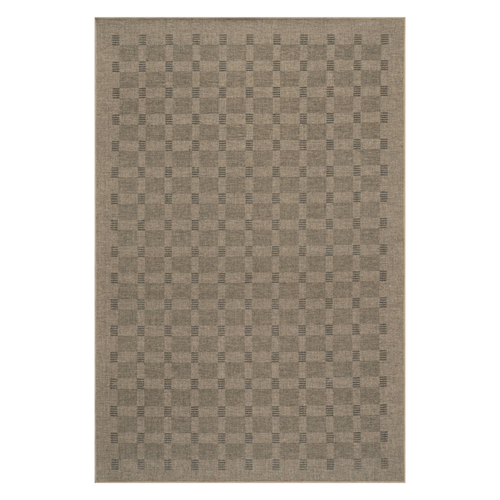 Dash & Albert x Nate Berkus Walker Checkered Washable Rug - Brown
