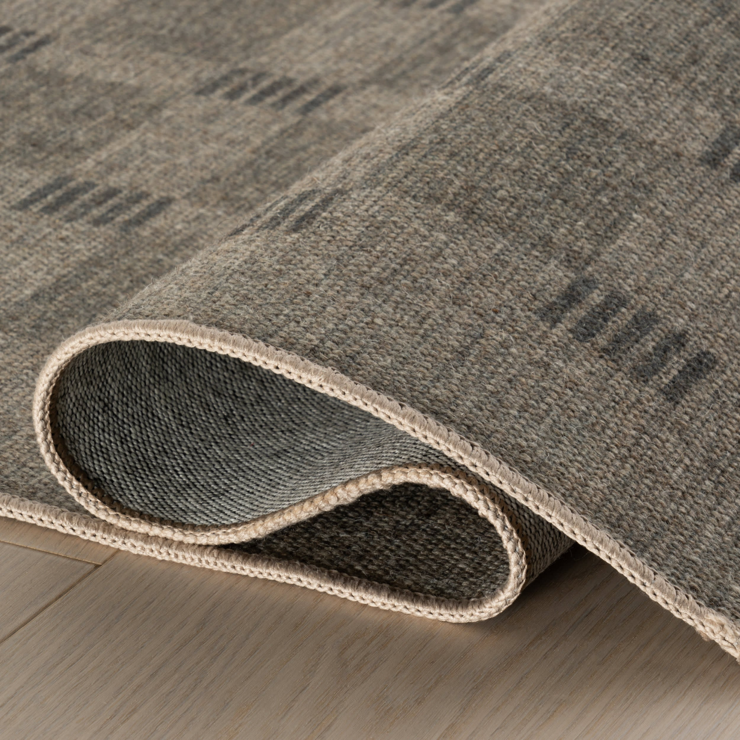 Dash & Albert x Nate Berkus Walker Checkered Washable Rug - Brown