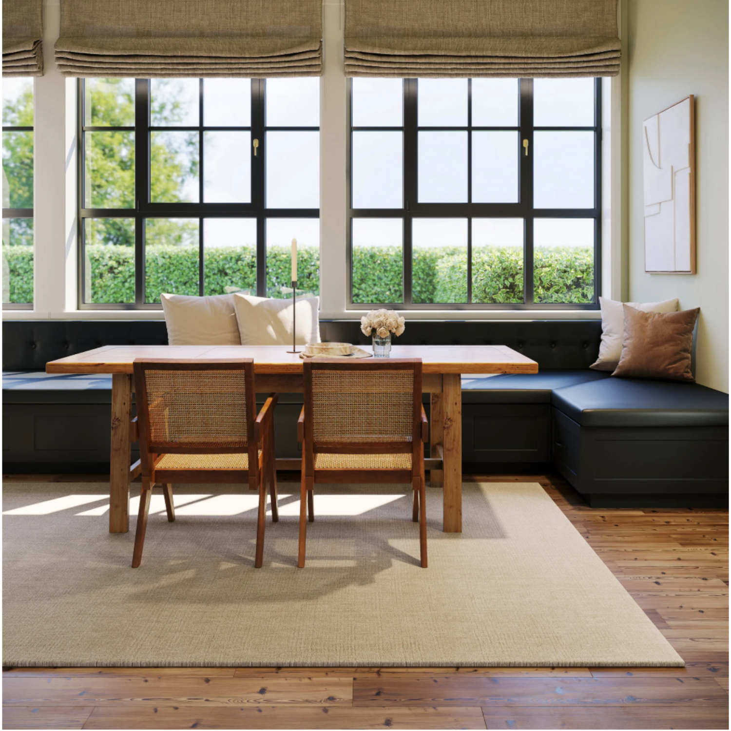 Dash & Albert x Nate Berkus Crosby Solid Wool Rug - Beige