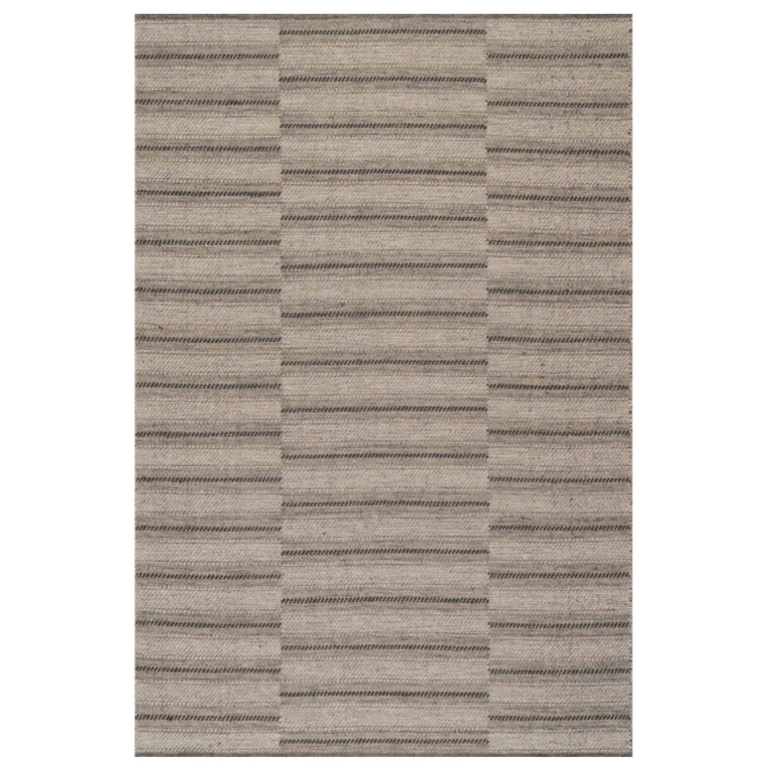 Dash & Albert x Nate Berkus Mateo Striped Wool Rug - Brown