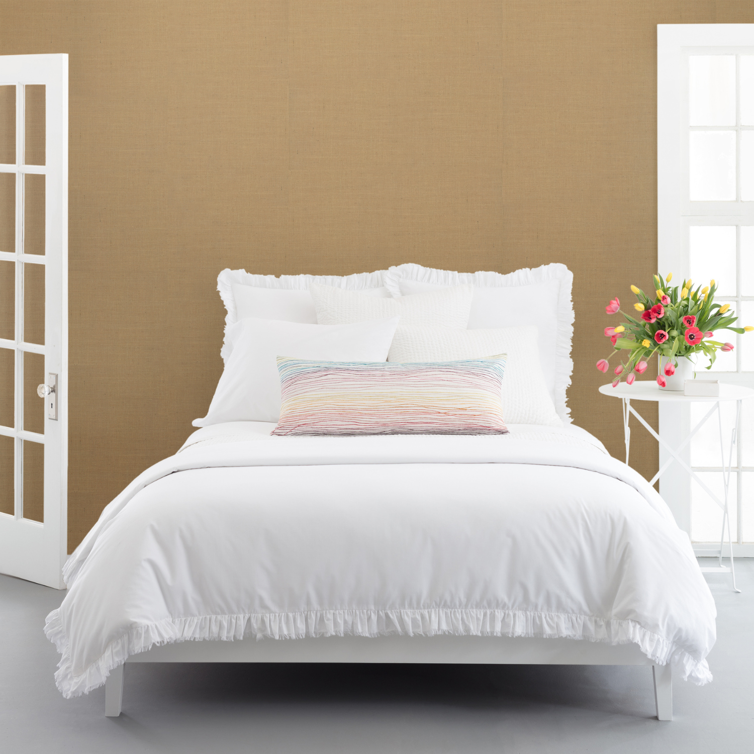 Dash & Albert Bali Grasscloth Wallpaper - Burlap