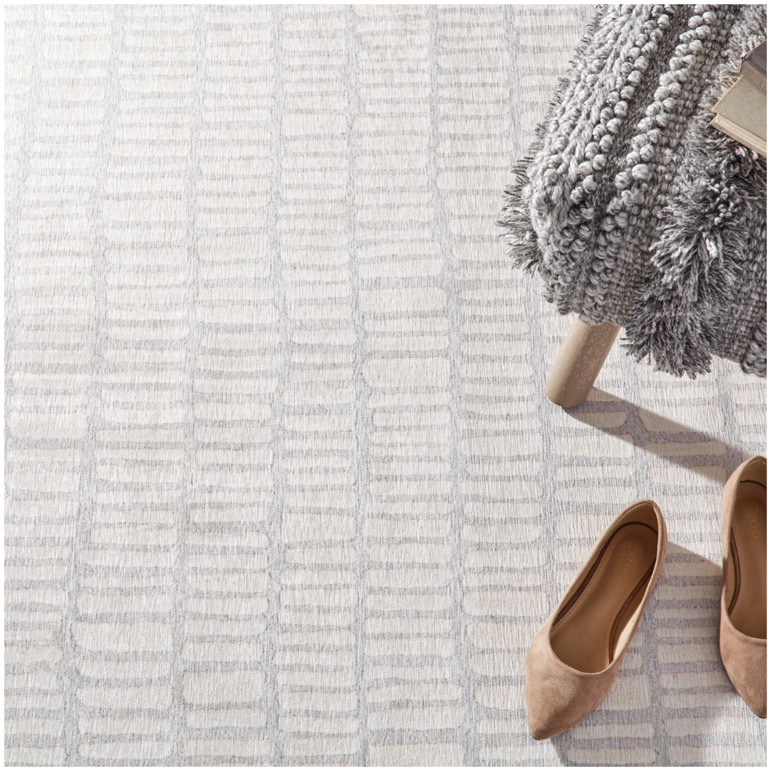 Dash & Albert Roark Washable Rug - Ivory