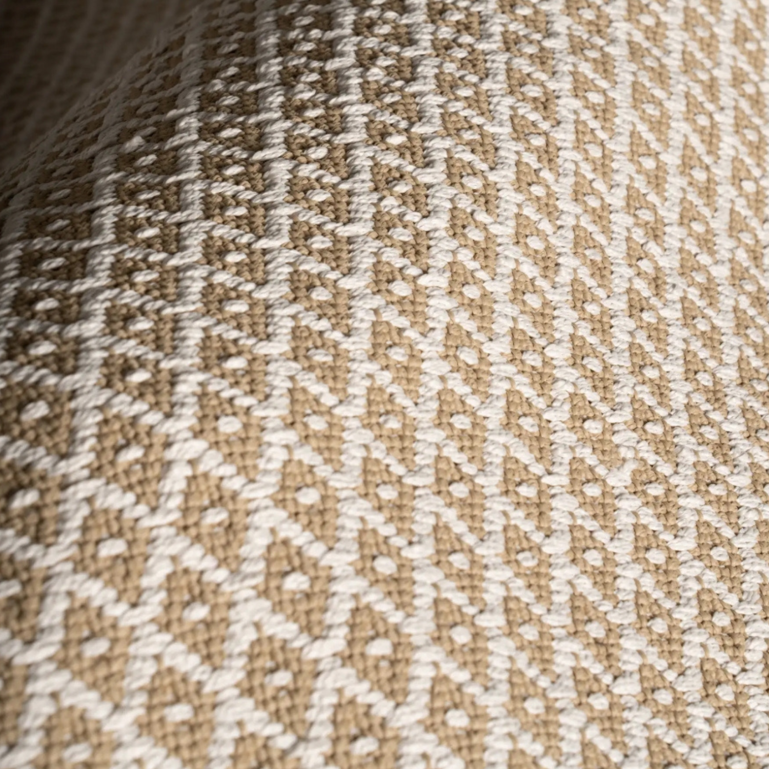 Dash & Albert Riviera Khahki Handwoven Indoor/Outdoor Rug