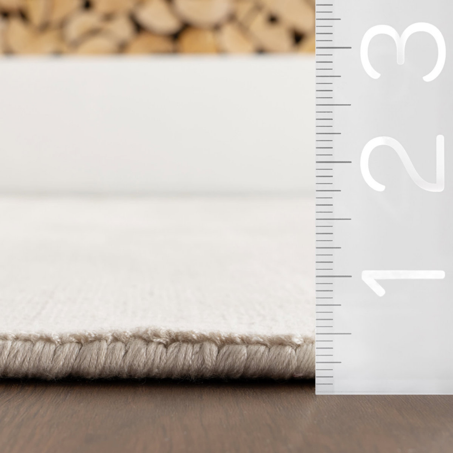 Dash & Albert Alva Hand Loom Knotted Wool/Viscose Rug - Sand