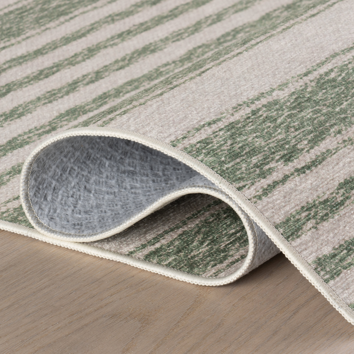 Dash & Albert Xaren Coastal Stripe Washable Rug