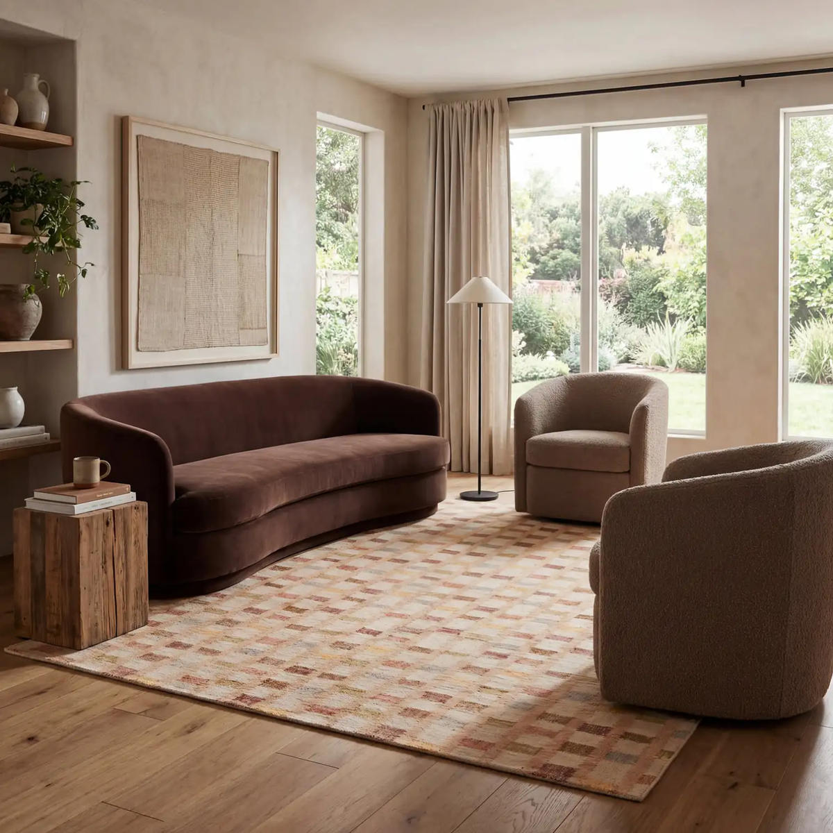 Dash & Albert Virey Bohemian Geometric Washable Rug - Multi