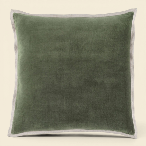 Dash & Albert Gehry Sage Velvet Pillow