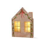 Indoor LED Wood Homes Holiday Decor