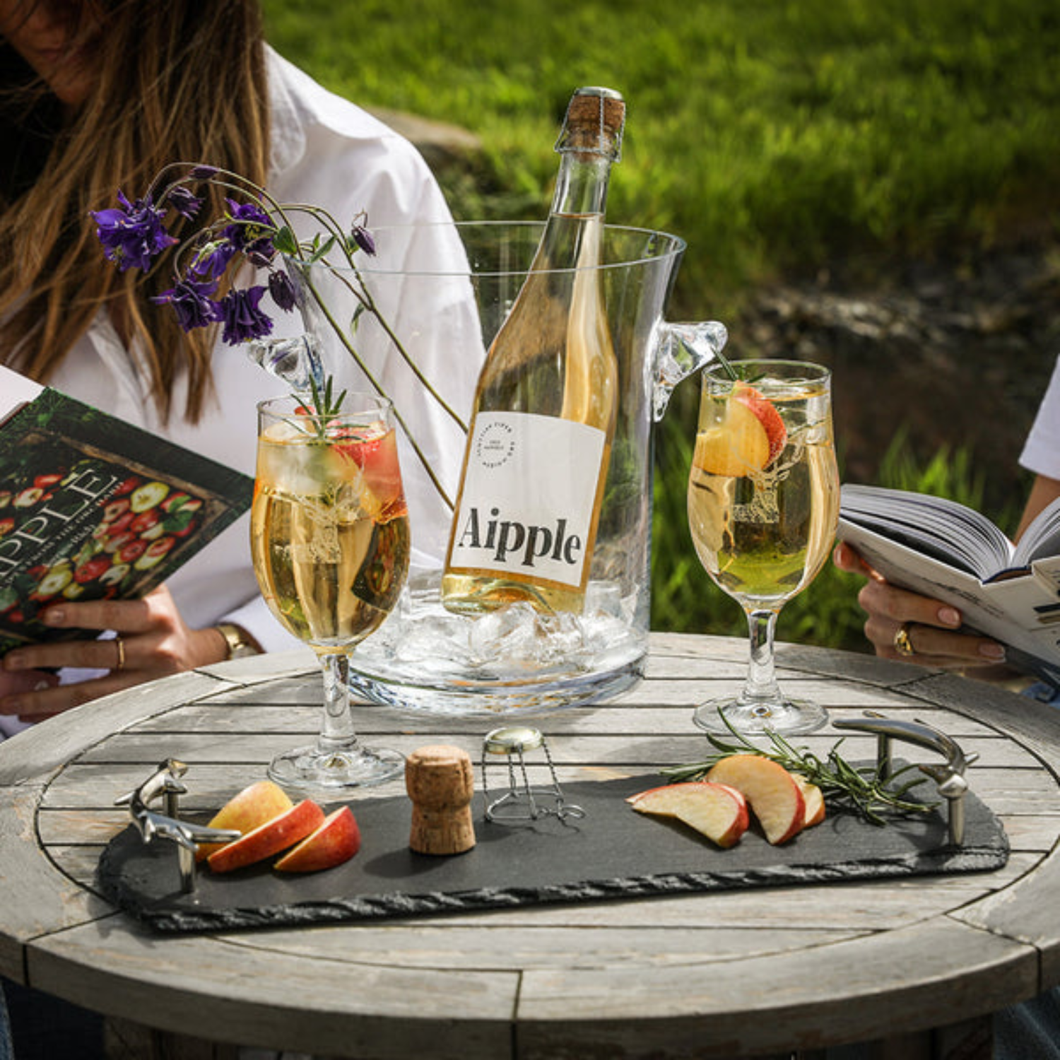 Antler Slate Rect Serving Tray